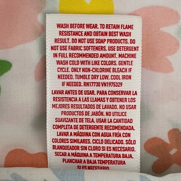 NEW Girl’s size 8 Mommy & Me Matching Family Pajama Set Floral - Picture 7 of 10